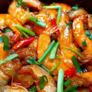 Tôm Kho Ba Chỉ