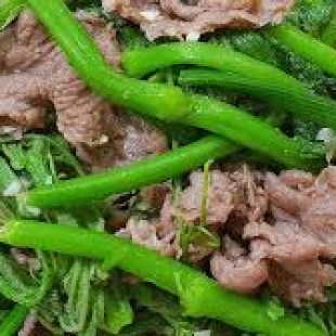 Đọt Bí Xào Bò